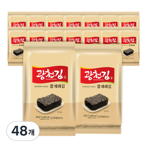 광천김 참 재래김, 15g, 48개