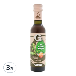 구스티 햄프씨드 대마씨 오일, 250ml, 3개