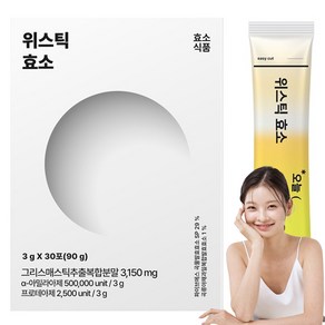 SPRX 위스틱 곡물발효효소 매스틱검 유산균 19종 고소한맛 30p, 1박스, 30회분