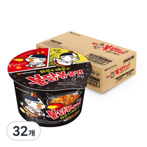 불닭볶음면 큰컵 105g, 32개