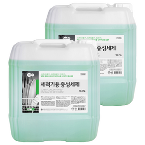 세제몰 식기세척기용 1종 중성세제, 18.75L, 2개