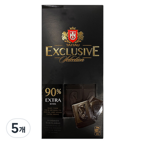 타이타우 익스클루시브 90% 다크초콜릿, 5개, 100g