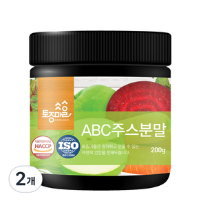 토종마을 국산 ABC주스분말, 2개, 200g