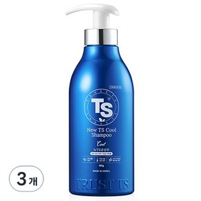 TS 뉴 쿨 기능성샴푸, 500ml, 3개