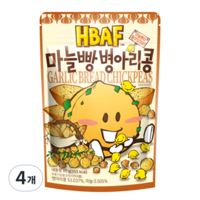 바프 마늘빵 병아리콩, 4개