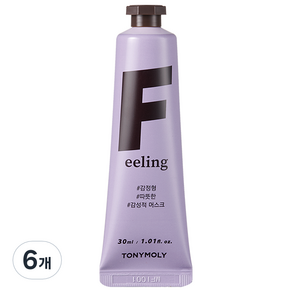 토니모리 MBTI 핸드크림 리치 F 플로럴 머스크, 30ml, 6개