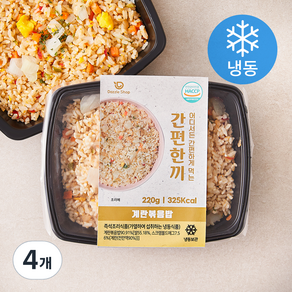 다즐샵 간편한끼 계란 볶음밥 (냉동), 220g, 4개