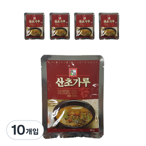 솔표 산초가루, 40g, 10개