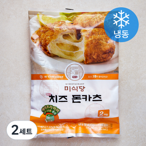 미식당 치즈 돈카츠 150g x 2개입 + 소스 50g x 2개입 세트, 2세트