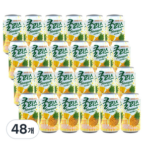 동원 쿨피스 파인애플, 350ml, 48개
