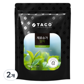 타코 제로슈가 말차 파우더, 1kg, 2개, 1개입