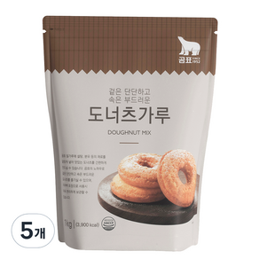 곰표 도너츠가루, 1kg, 5개