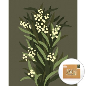 아트조이 DIY 명화그리기 공간을 세련되게 만드는 꽃다발 40 x 50 cm, 혼합색상, 1개