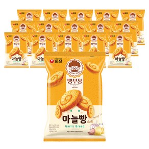 농심 빵부장 마늘빵, 16개, 55g