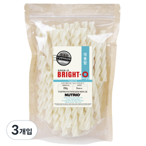 뉴트리오 강아지 브라이트오 덴탈껌, 대구살, 250g, 3개