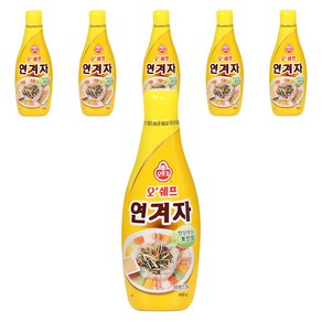 오뚜기 오쉐프 연겨자, 480g, 6개