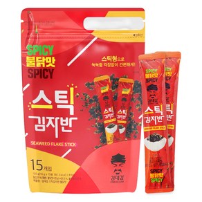 김대감 불닭맛 스틱 김자반 15p, 150g, 1개