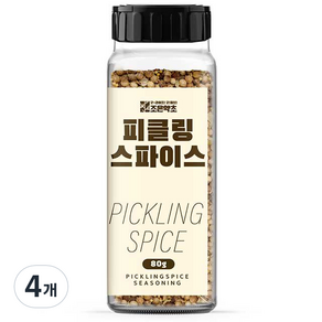 조은약초 피클링 스파이스, 80g, 4개