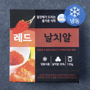 알찬해 날치알 레드 (냉동), 120g, 1개