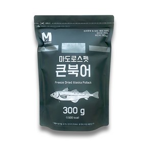 마도로스펫 반려동물 트릿 건조간식, 큰북어, 300g, 1개