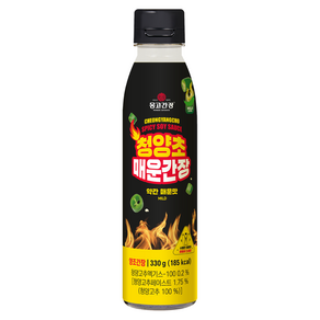 청양초 매운간장 약간매운맛, 330g, 1개