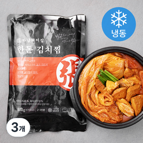 하남돼지집 한돈 김치찜 2~3인분 (냉동), 800g, 3개