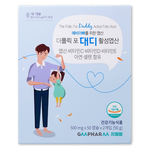 지엠팜 더폴릭 포 대디 활성엽산 25g