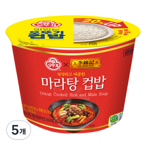 오뚜기 마라탕 컵밥, 5개, 302g