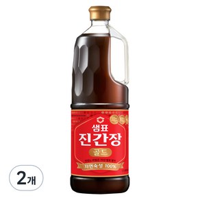 샘표 진간장 골드, 2개, 1.7L