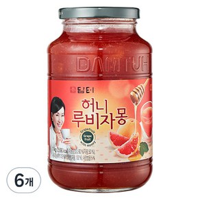 담터 허니 루비자몽, 1kg, 1개입, 6개