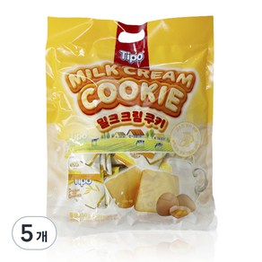 티포 밀크 크림 쿠키, 350g, 5개