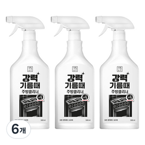 생활공식 강력 기름때 주방클리너, 500ml, 6개