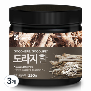 조은약초 프리미엄 도라지환, 3개, 250g