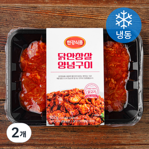 한강식품 닭안창살 양념구이 (냉동), 2개, 300g