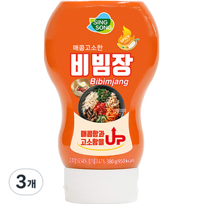 신송 매콤고소한 비빔장, 380g, 3개