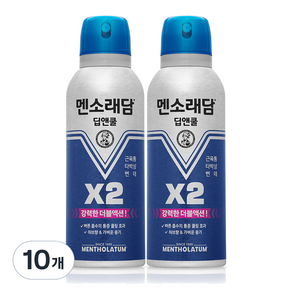 멘소래담 딥앤쿨 에어로솔 스프레이파스 150ml, 1개입, 10개