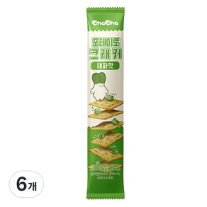 챠챠 포테이토 크래커 대파맛, 51g, 6개