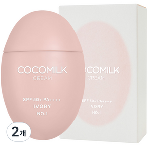 조성아TM 코코밀크 크림 SPF50 PA++++, 아이보리 1호, 50g, 2개