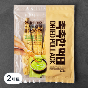 촉촉한 먹태 180g + 소스 60g, 240g, 2세트