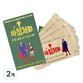 아침처럼 필름형 숙취해소, 3.4g, 2개