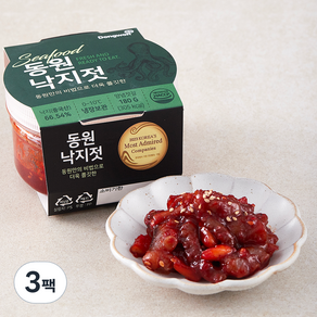 동원 낙지젓, 180g, 3팩