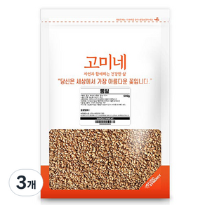 고미네 통밀, 500g, 3개