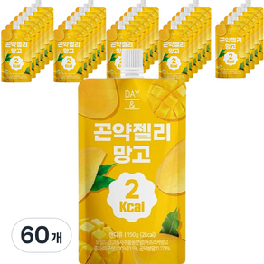 데이앤 곤약젤리 망고, 150g, 60개