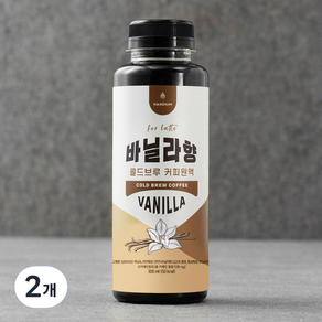 핸디엄 바닐라향 콜드브루 커피원액, 300ml, 2개