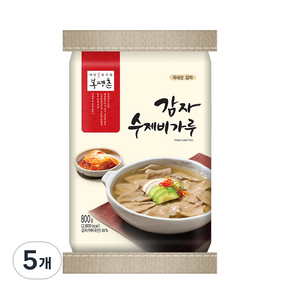 봉평촌 감자수제비가루, 800g, 5개