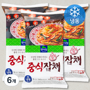 면사랑 중식잡채 1인분 (냉동), 362g, 6개