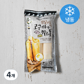 임실치즈 가득 고구마랑 치즈롤 (냉동), 240g, 4개