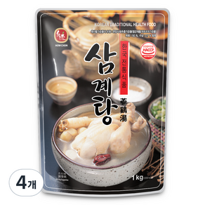 하우촌 삼계탕, 1kg, 4개