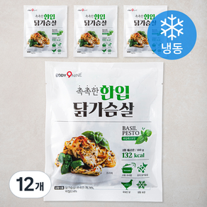 바디나인 촉촉한 한입 닭가슴살 바질페스토맛 (냉동)