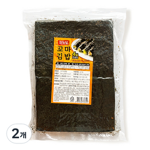 광천김 꼬마 김밥용 김, 220g, 2개